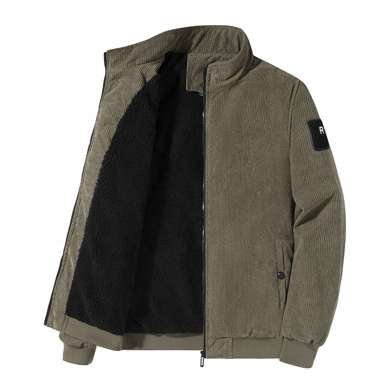 Winter Corduroy Bomber Jacket