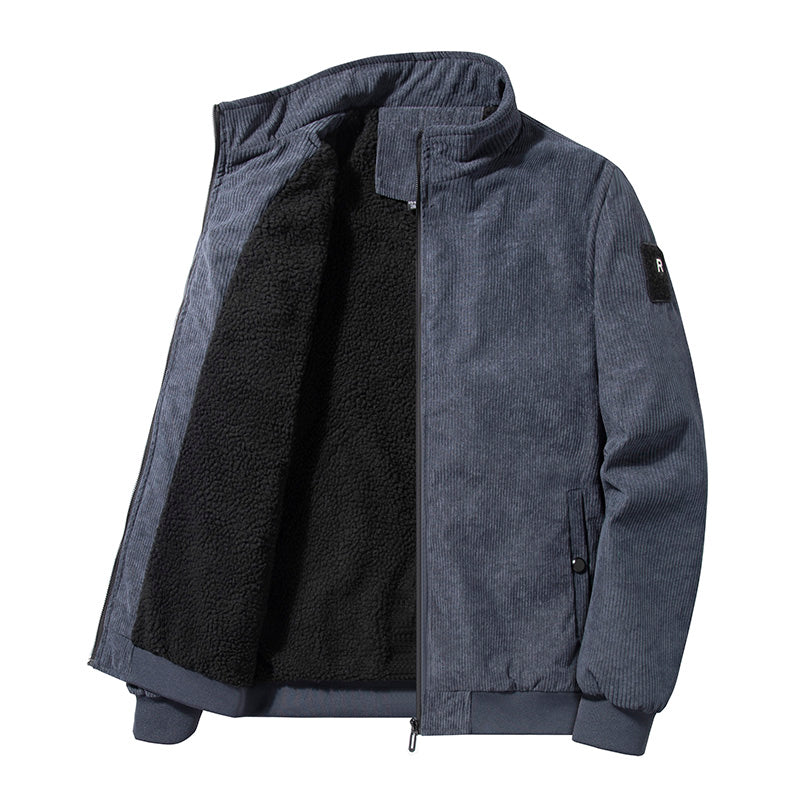 Winter Corduroy Bomber Jacket