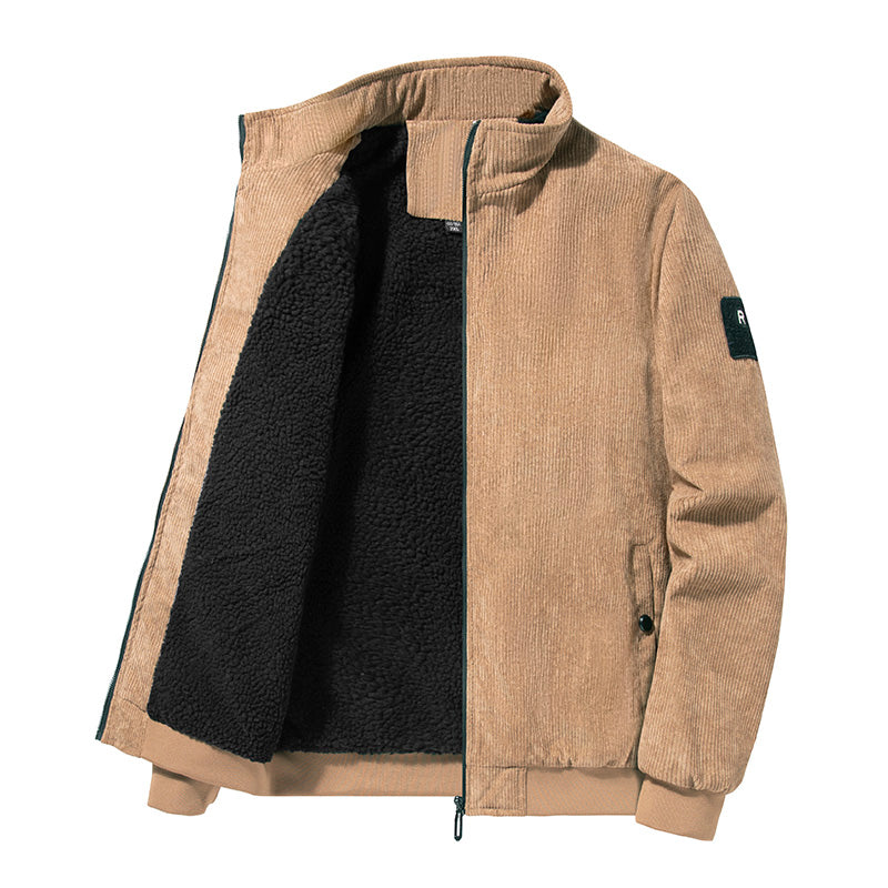 Winter Corduroy Bomber Jacket