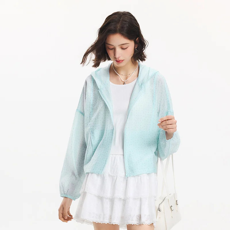 Women’s Floral Oversize Summer Hooded Jacket
