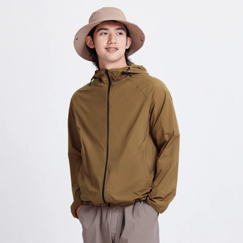 Men's Summer Hooded Jacket – Foldable Casual Style