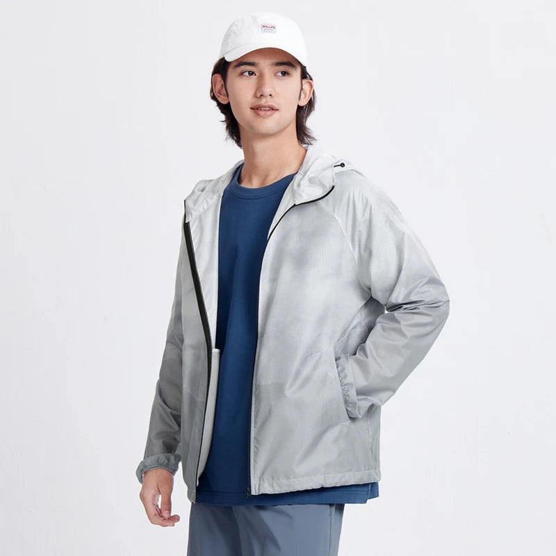 Men's Summer Hooded Jacket – Foldable Casual Style