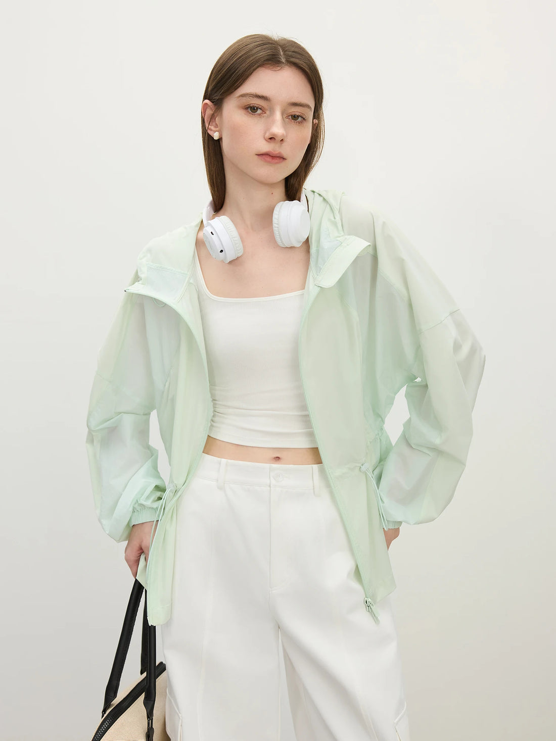 Lightweight Women’s Hooded UV Protection Jacket