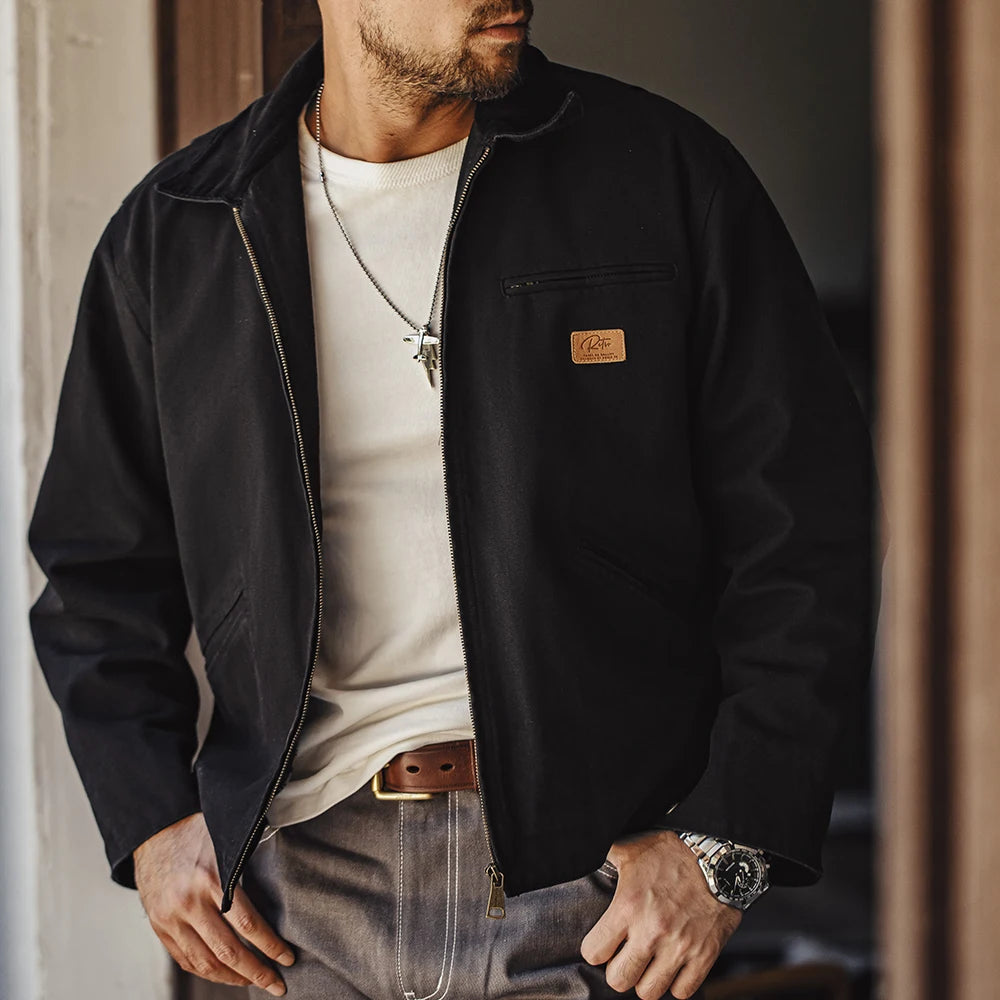 Retro Canvas Detroit Hunting Jacket Men’s Spring