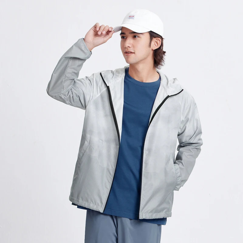 Men's Summer Hooded Jacket – Foldable Casual Style
