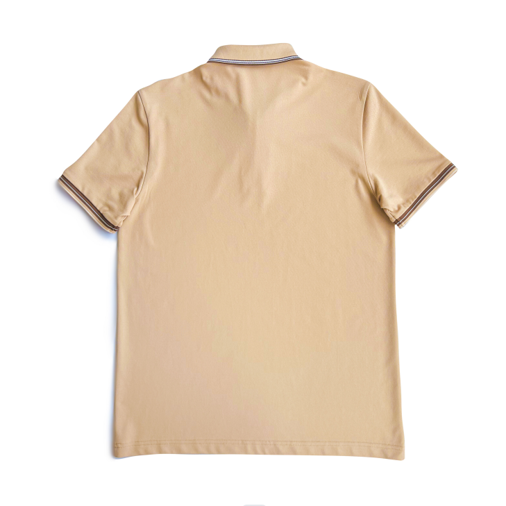Short Sleeve Zipper Polo Shirt